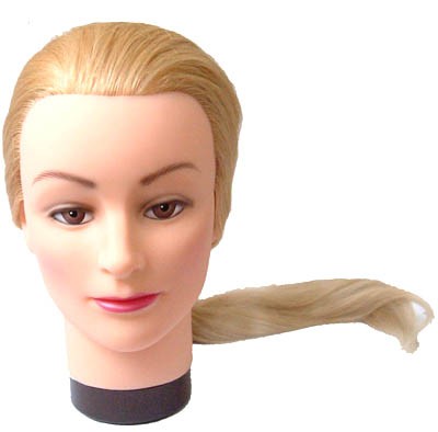 Голова-манекен тренировочная, «блондинка», натуральные волосы 50-60см, DEWAL в Екатеринбурге