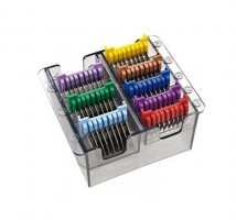 Набор цветных насадок со стальными зубцами к машинкам Moser, Ermila, Oster